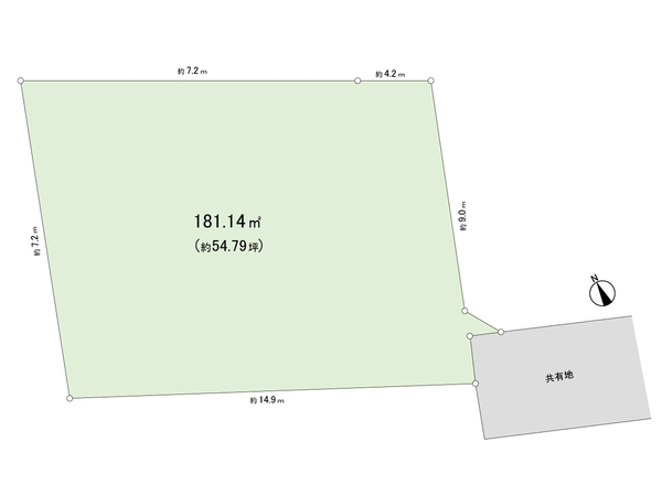 逗子市新宿2丁目 地形図