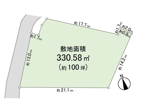 横須賀市秋谷 区画図