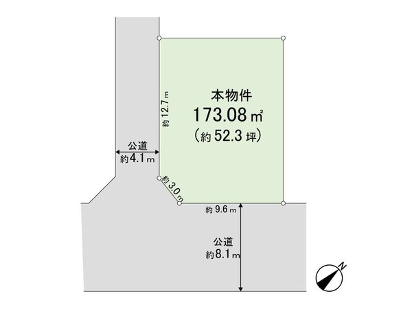 逗子市池子3丁目 区画図