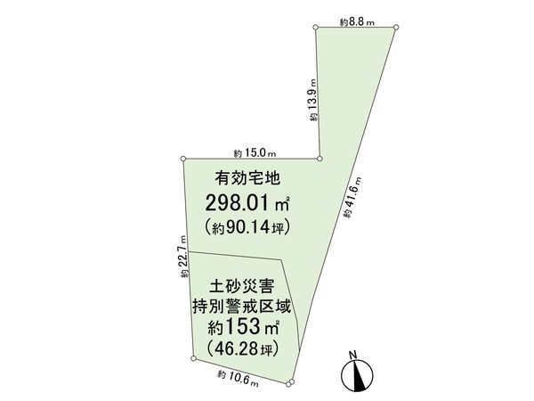 逗子市新宿4丁目 区画図 逗子市新宿4丁目 区画図
