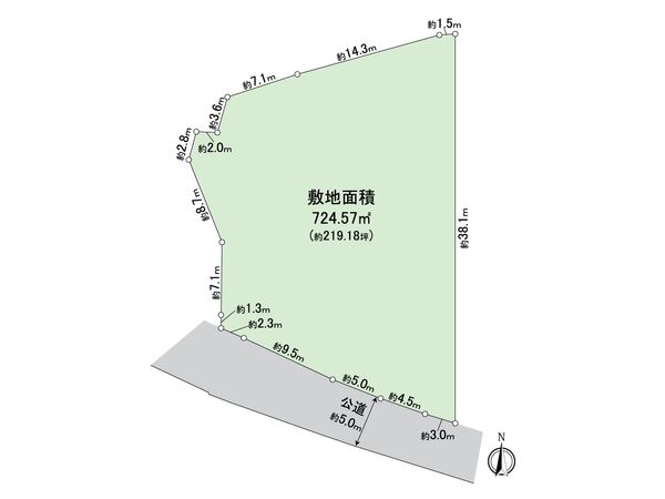 稲村ガ崎3丁目 区画図 稲村ガ崎3丁目 区画図