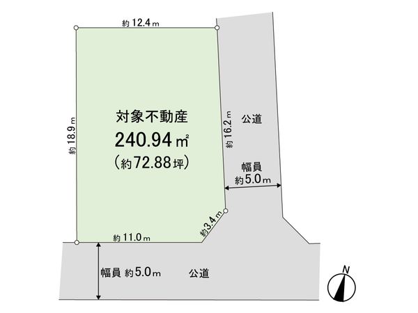 逗子市久木8丁目 区画図 逗子市久木8丁目 区画図