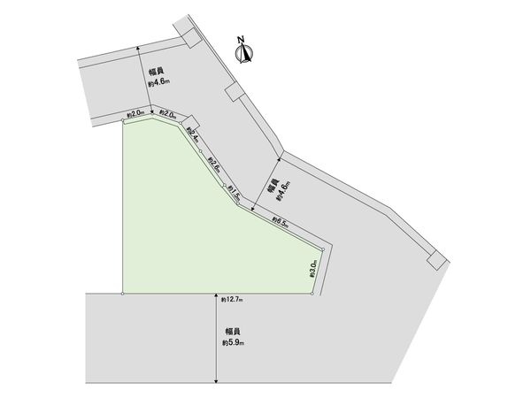 三浦郡葉山町長柄 全体区画図