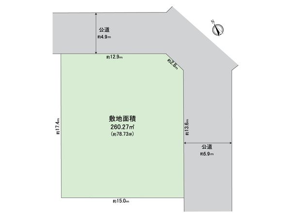 七里ガ浜東2丁目 土地 区画図 七里ガ浜東2丁目 土地 区画図