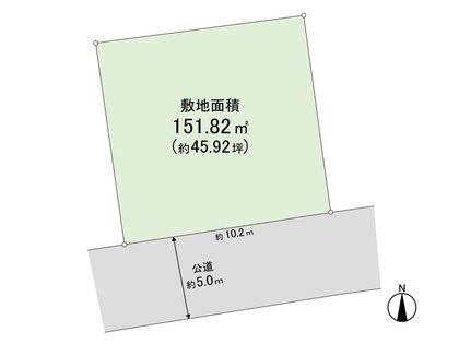 逗子市久木8丁目 土地 区画図