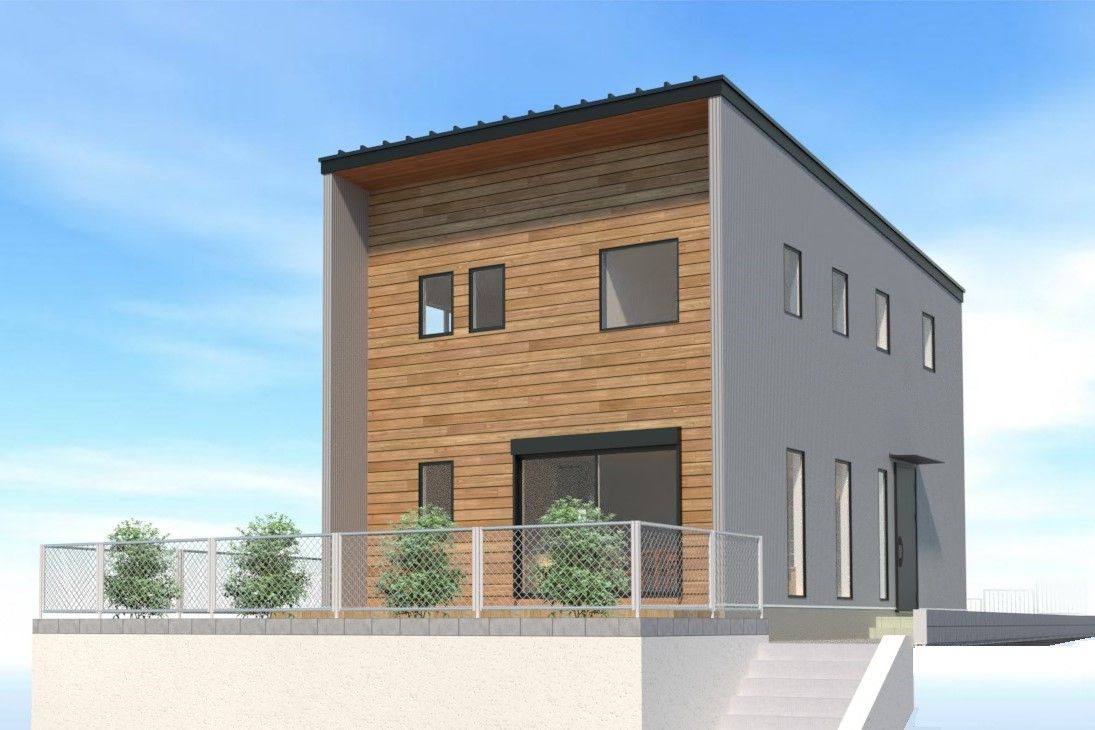 三浦郡葉山町上山口(新築戸建) 外観パース図 外観パース図