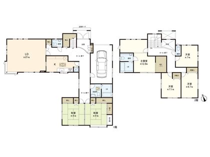 横須賀市湘南国際村1丁目 間取図(平面図)