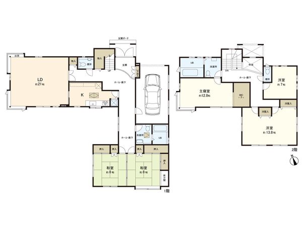 横須賀市湘南国際村1丁目 間取図(平面図)