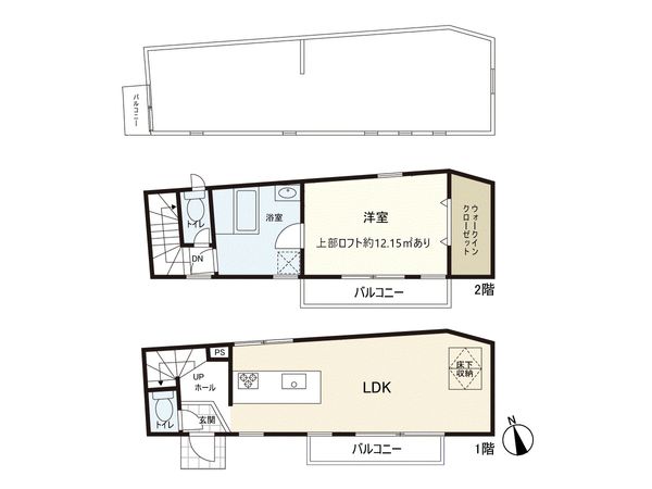 三浦郡葉山町下山口 間取図(平面図)