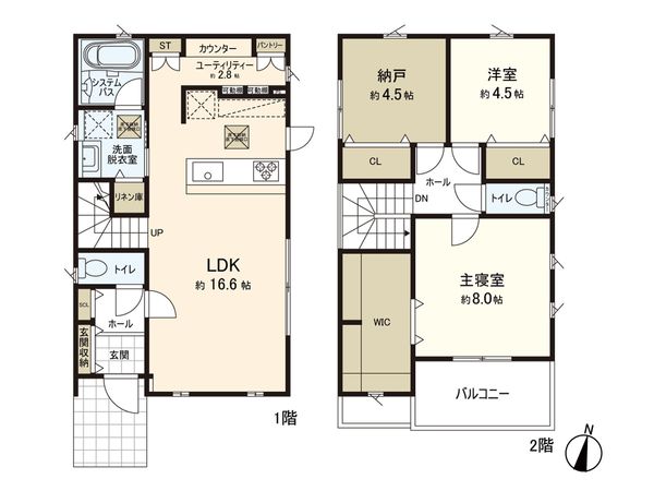 三浦郡葉山町長柄 間取図(平面図) 三浦郡葉山町長柄 間取図(平面図)