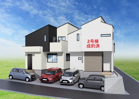 逗子市久木8丁目 新築戸建 1号棟 外観パース図