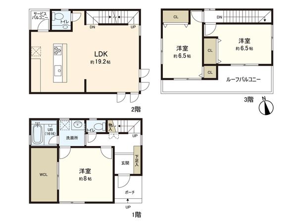 逗子市新宿3丁目 戸建 間取図(平面図) 間取図(平面図)