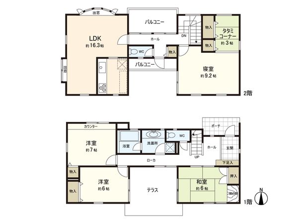 逗子市沼間3丁目 間取図