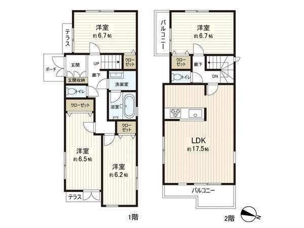 逗子市久木8丁目 間取図(平面図)