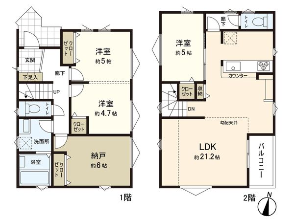 三浦郡葉山町長柄(新築戸建) 間取図(平面図) 三浦郡葉山町長柄(新築戸建) 間取図(平面図)