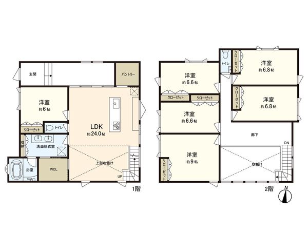 逗子市久木8丁目(新築戸建) 間取図(平面図)