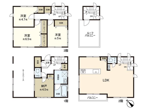 横須賀市佐野町6丁目 戸建 間取図(平面図) 横須賀市佐野町6丁目 戸建 間取図(平面図)