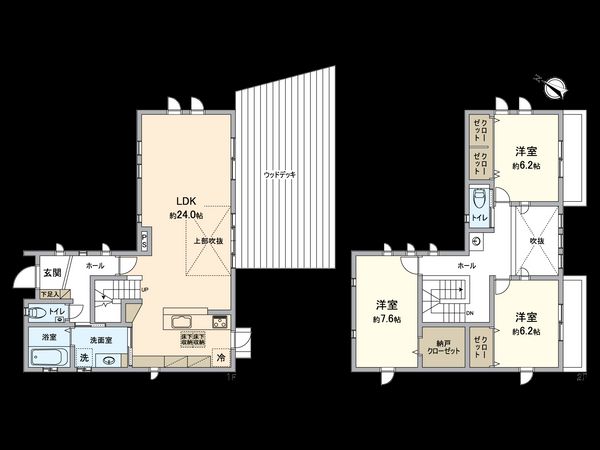 佐島の丘2丁目 戸建 間取図(平面図) 佐島の丘2丁目 戸建 間取図(平面図)