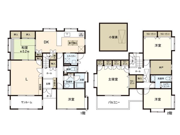 横須賀市長坂3丁目 間取図(平面図)