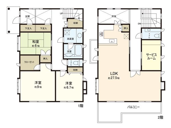 三浦郡葉山町長柄 間取図(平面図) 三浦郡葉山町長柄 間取図(平面図)
