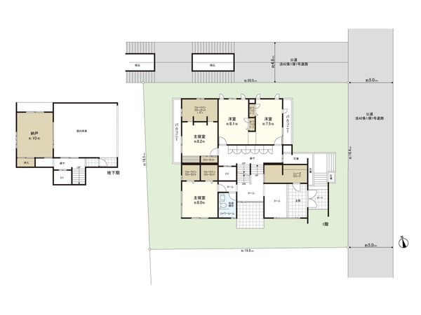 東伏見台分譲地戸建 間取図(平面図)