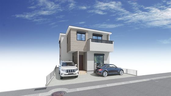 逗子市沼間3丁目(新築戸建) 外観パース図