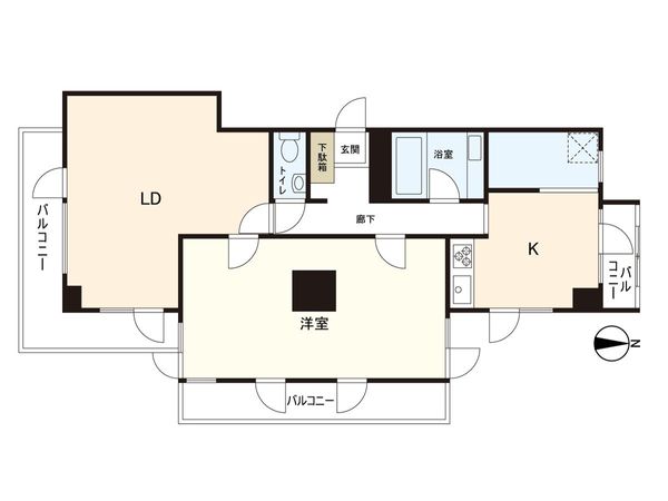ライオンズリゾートマンション芦名 B棟 間取図(平面図)
