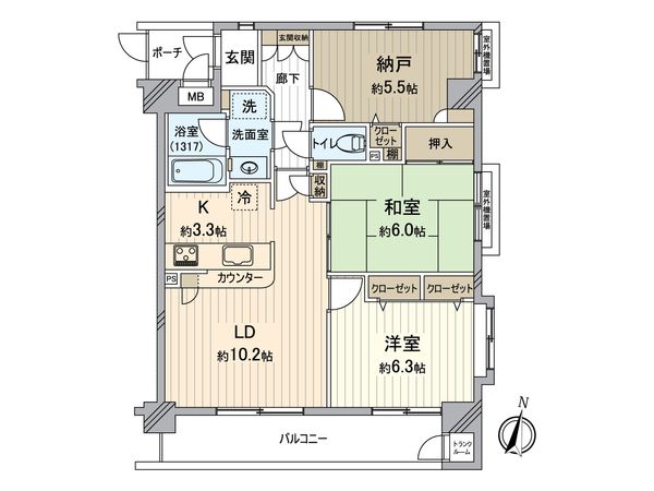 グレイス洋光台ステーションプラザ 間取図(平面図) グレイス洋光台ステーションプラザ 間取図(平面図)