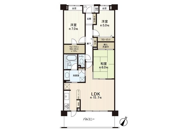 間取図(平面図)