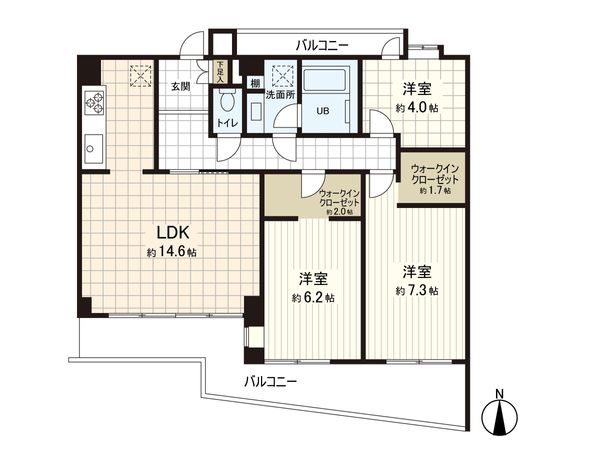 ナイスステージ葉山 間取図(平面図) ナイスステージ葉山 間取図(平面図)