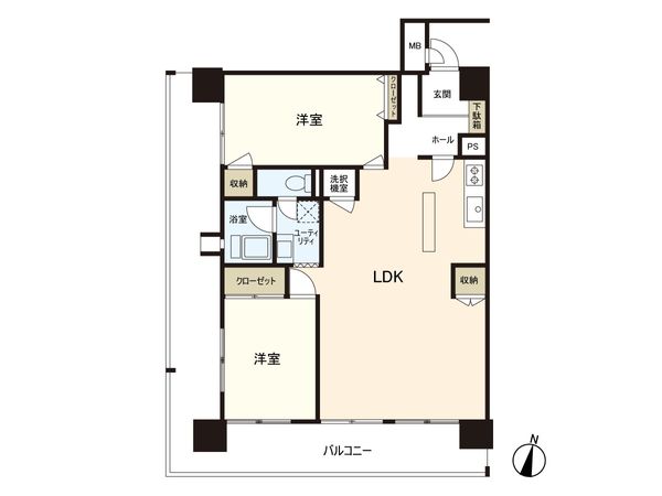 横須賀ハイム 間取図(平面図)