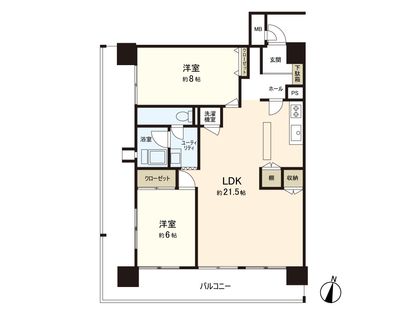 横須賀ハイム 間取図(平面図)