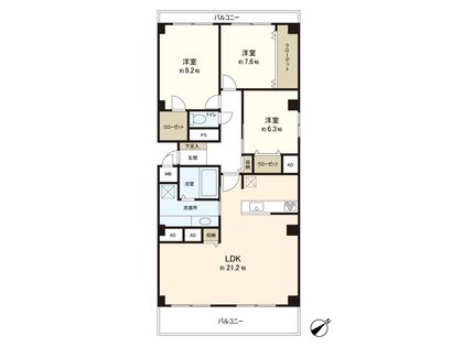 間取図(平面図) 間取図(平面図)