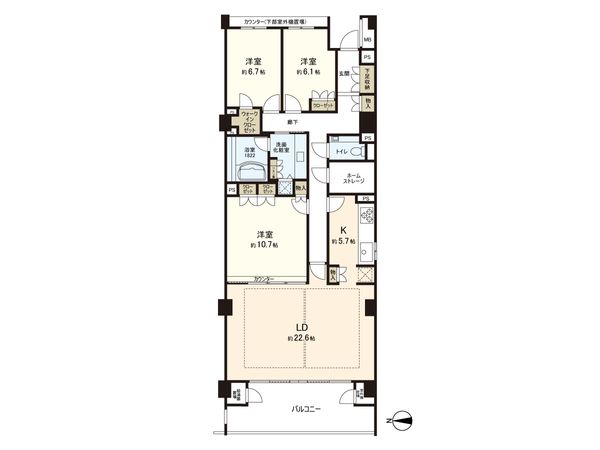 パークハウス葉山翠邸 間取図(平面図)