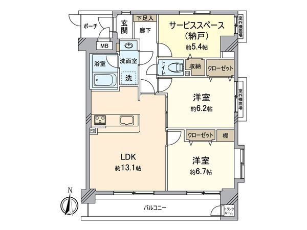 グレイス洋光台ステーションプラザ 間取図(平面図) グレイス洋光台ステーションプラザ 間取図(平面図)