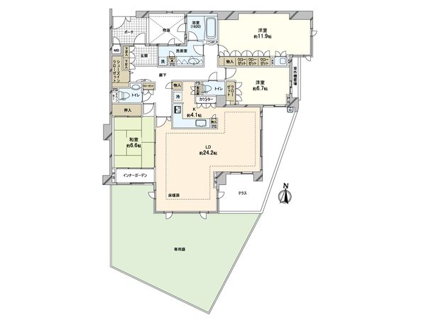 東急ドエル・逗子披露山シーサイドコート 間取図(平面図) 間取図(平面図)
