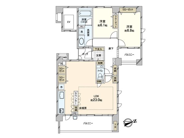 フォルム葉山 間取図(平面図) フォルム葉山 間取図(平面図)