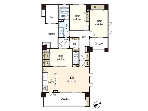 フォルム葉山 間取図(平面図) フォルム葉山 間取図(平面図)