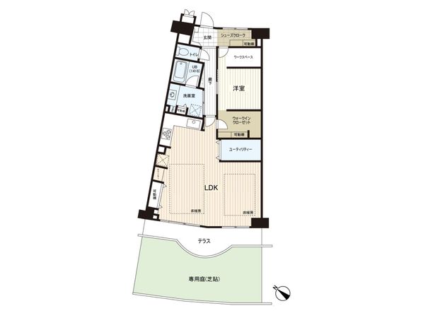 ライオンズマンション逗子披露山公園 間取図(平面図) ライオンズマンション逗子披露山公園 間取図(平面図)