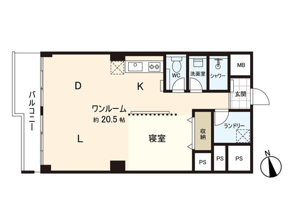 ライオンズリゾートマンション芦名 B棟 間取図(平面図)