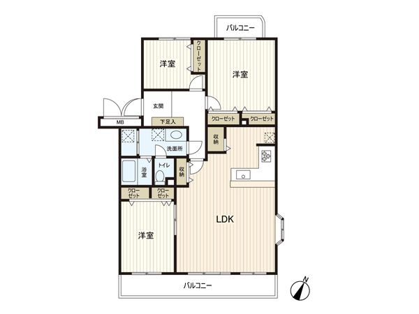 ジュネス葉山一色ガーデン 間取図(平面図) ジュネス葉山一色ガーデン 間取図(平面図)