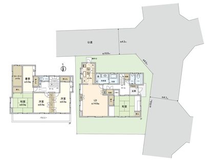 茅ヶ崎市菱沼1丁目 区画図