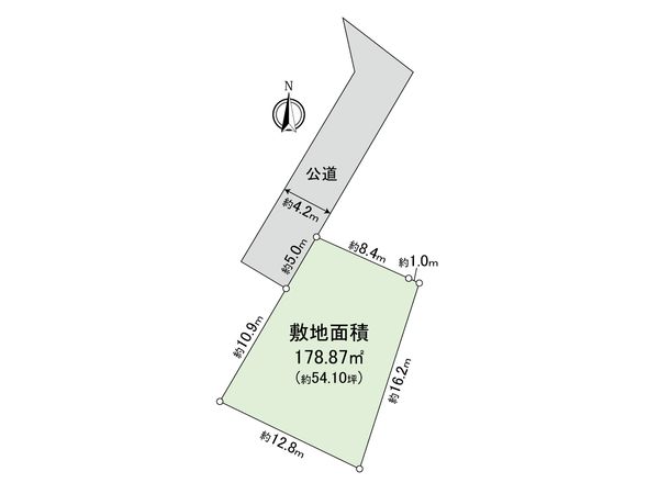 茅ヶ崎市松浪2丁目 区画図