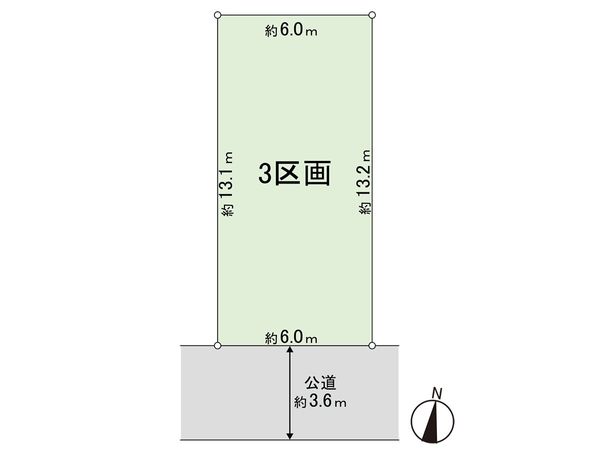 藤沢市羽鳥3丁目(3区画) 区画図 藤沢市羽鳥3丁目(3区画) 区画図