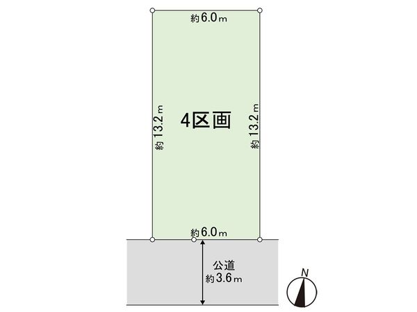 藤沢市羽鳥3丁目(4区画) 区画図 藤沢市羽鳥3丁目(4区画) 区画図