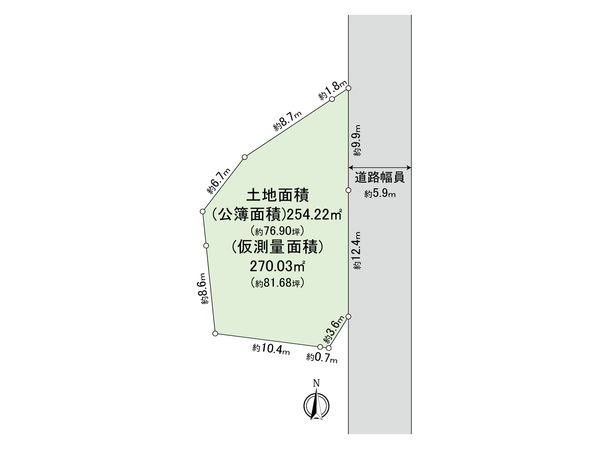 藤沢市辻堂3丁目 区画図