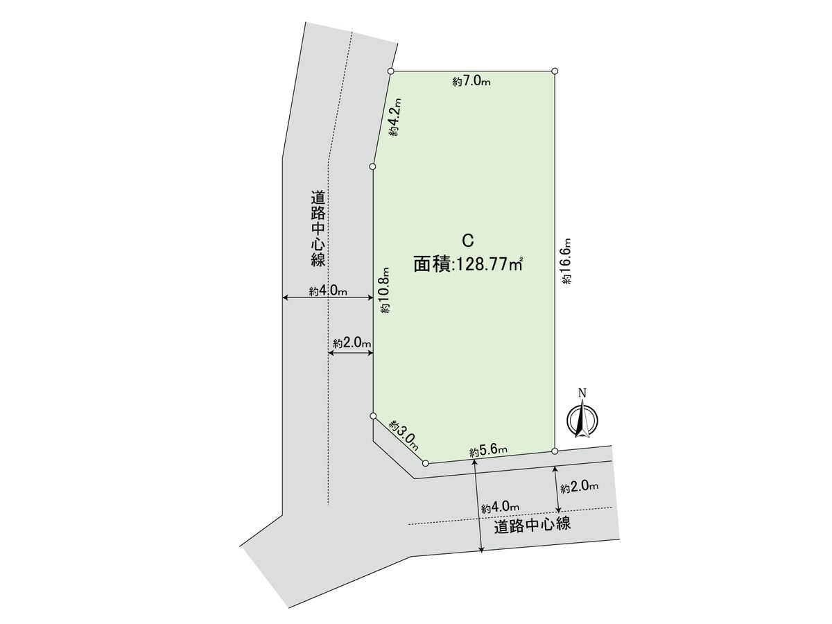 藤沢市羽鳥3丁目 区画図 区画図