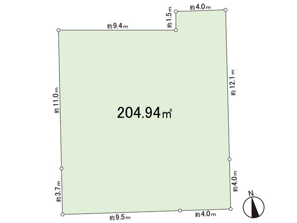 藤沢市辻堂東海岸4丁目 土地 区画図 区画図