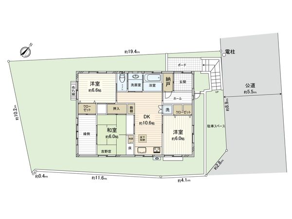 藤沢市辻堂元町4丁目 区画図 区画図