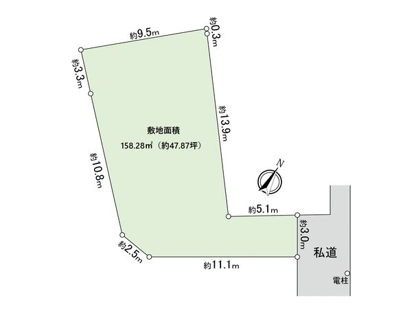 茅ヶ崎市赤松町 区画図 区画図